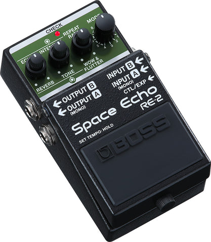 Boss RE-2 Space Echo Delay and Reverb Effects Pedal
