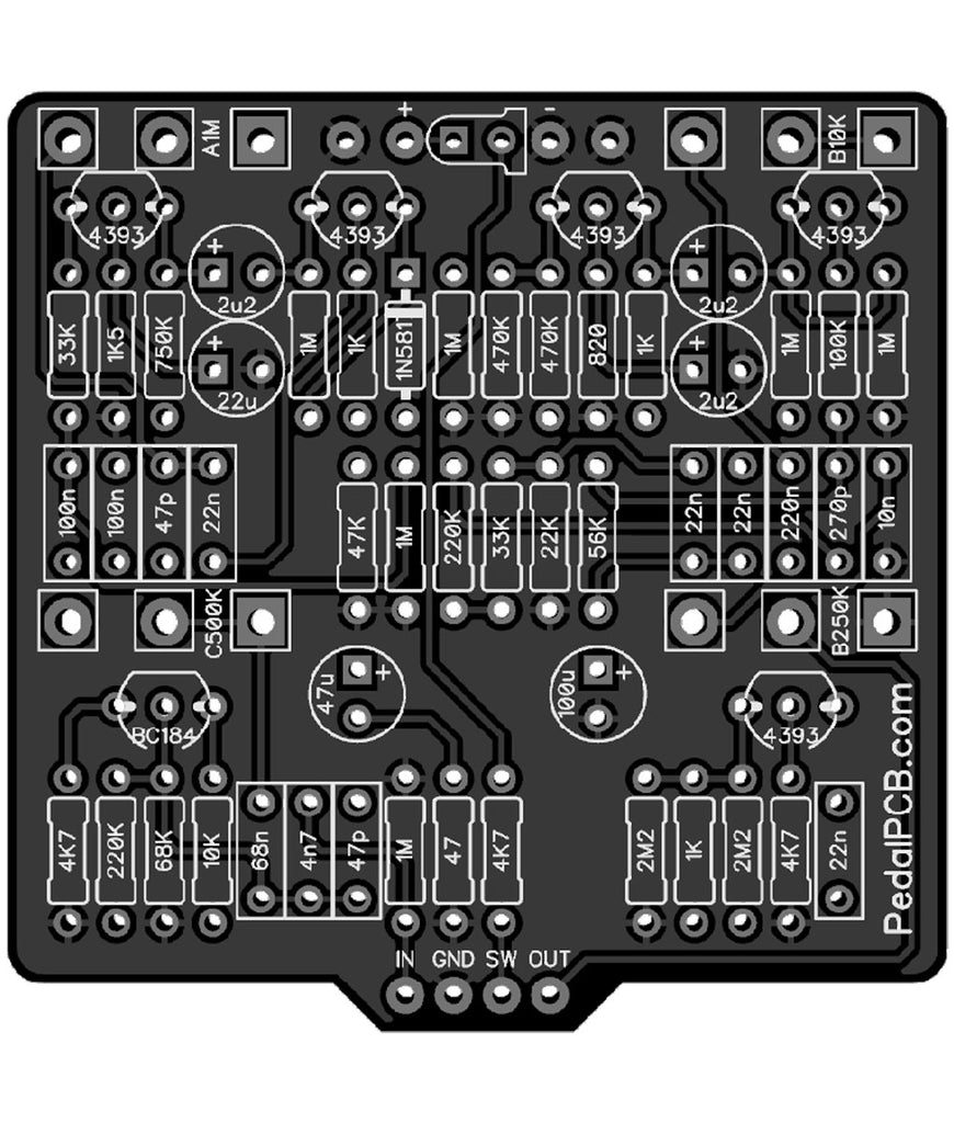 PedalPCB Sabbath Distortion Pedal Kit