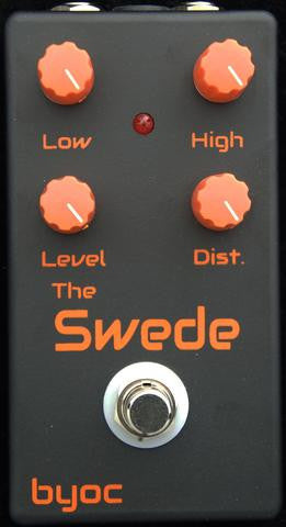 byoc pedals BYOC The Swede Distortion Pedal Assembled