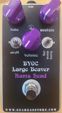 BYOC Large Beaver Rams Head Pedal Pre-Built