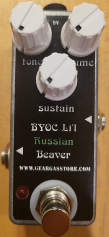 BYOC Lil Beaver Russian Version Fuzz Pedal Pre-Built