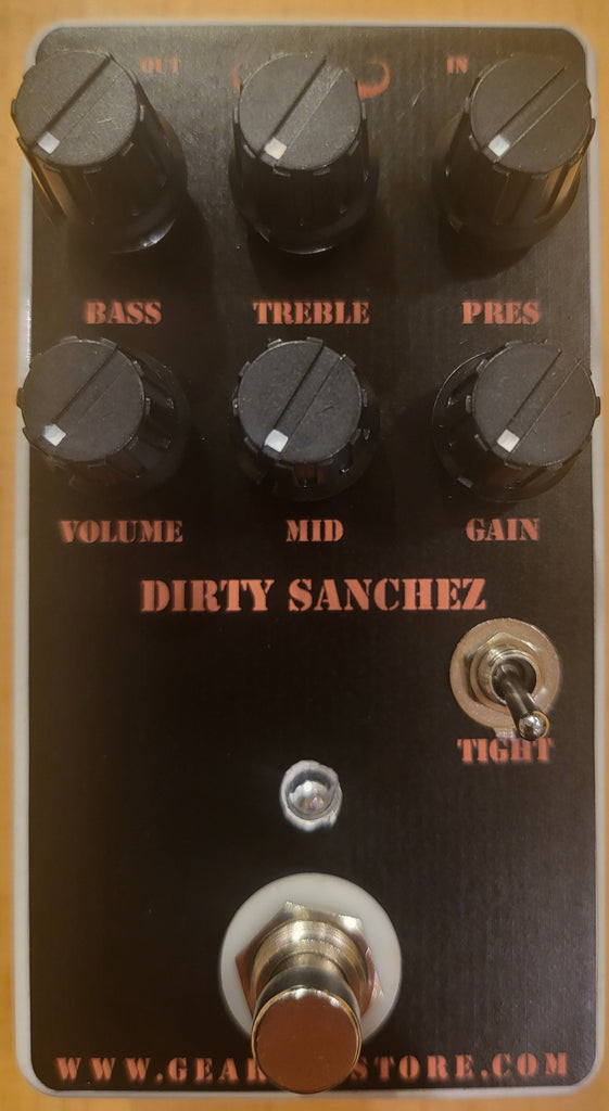 Geargas Custom Shop Dirty Sanchez Distortion Pedal