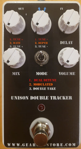 Geargas Custom Shop Unison Double Tracker Delay Pedal