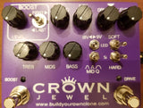 BYOC Crown Jewel Distortion Pedal New ASSEMBLED WITH ALL MODULES and Dry Blend