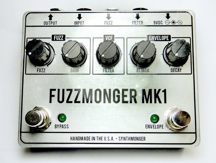 control voltage pedal Synthmonger Fuzzmonger MK1 Voltage Controlled Cross-Over Fuzz Pedal – Geargas Store