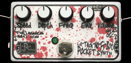 Robot Pedal Factory Lo Tech No Fi Bot Pocket Synth