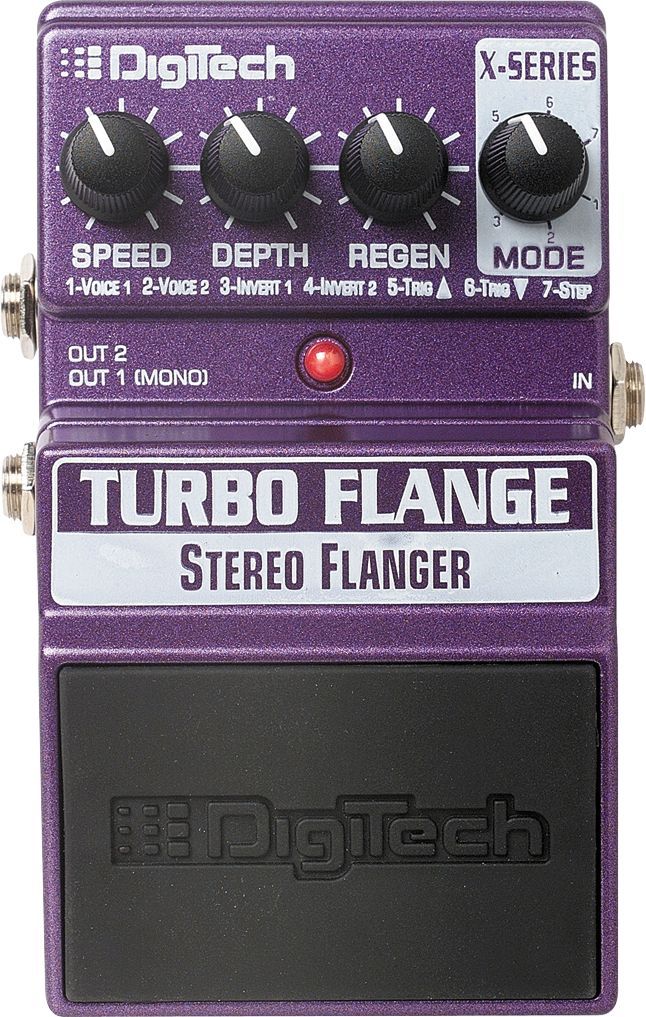 stereo flanger pedal Digitech X-Series Turbo Flange 7-Mode Stereo Flanger Pedal – Geargas Store
