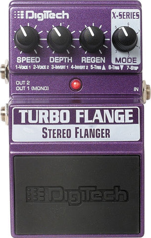 Digitech X-Series Turbo Flange 7-Mode Stereo Flanger Pedal