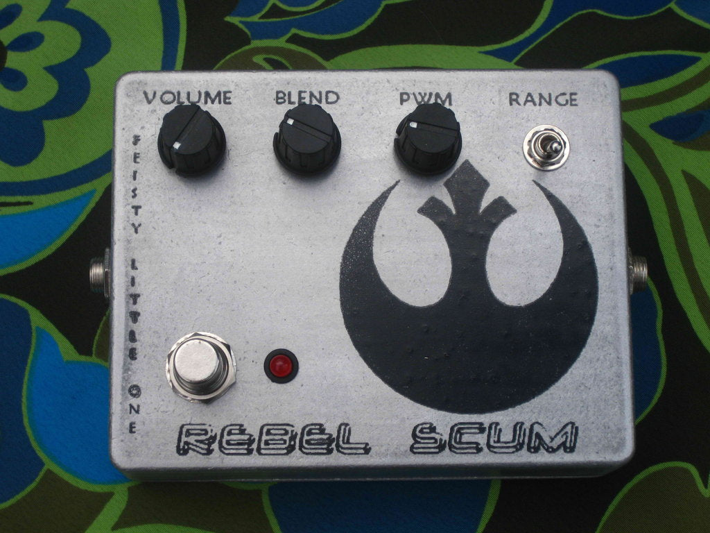 fuzzy distortion pedal Feisty Little One Rebel Scum Gated Fuzz Distortion Pedal