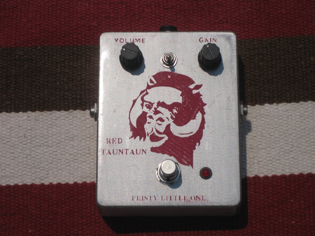 Feisty Little One Red Tauntaun Tube Sound Distortion Pedal