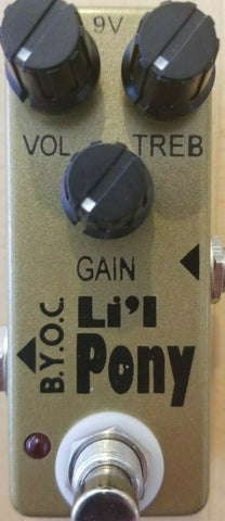 BYOC Lil Pony Overdrive Pedal Pre-Built