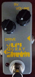 BYOC Lil Gray OD Pedal New Gray Powder Coat Silkscreened ASSEMBLED