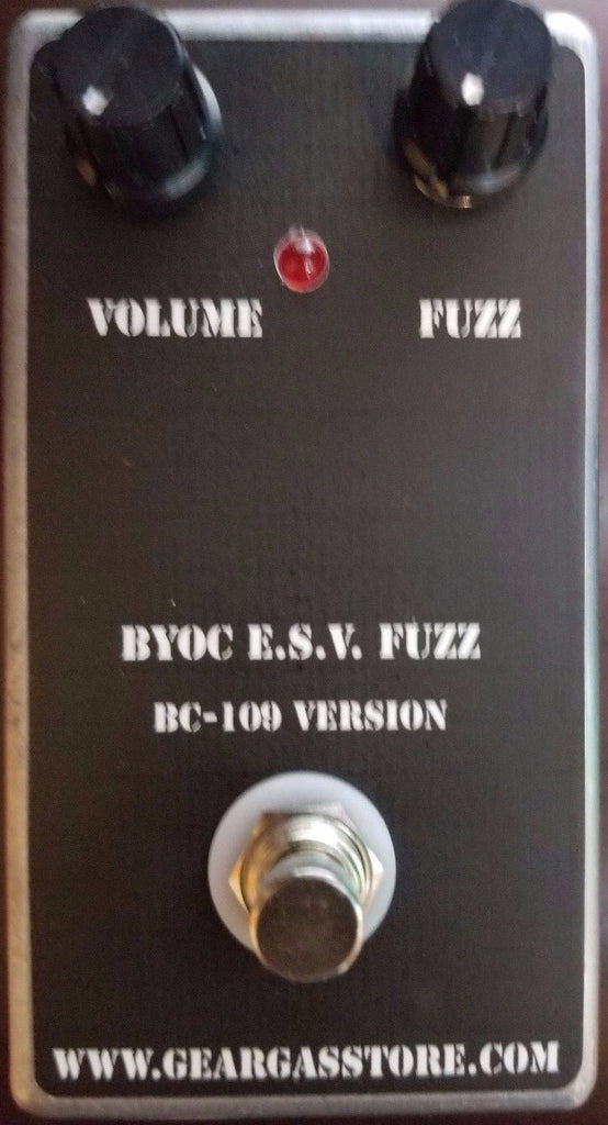 BYOC E.S.V. Fuzz Pedal BC109C Version New ASSEMBLED