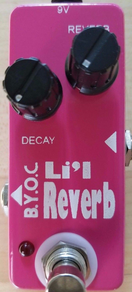 BYOC Lil Reverb Pedal New ASSEMBLED