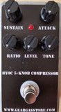 BYOC 5 Knob Compressor Pedal New Pre-Built