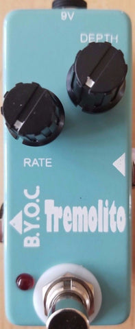 BYOC Tremolito Tremolo Pedal New ASSEMBLED