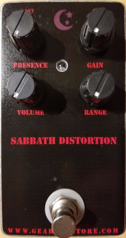 black sabbath distortion pedal Geargas Custom Shop Sabbath Distortion – Geargas Store
