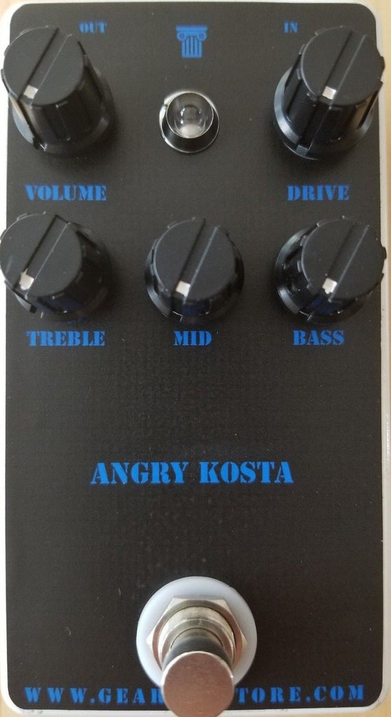 Geargas Custom Shop Angry Kosta Distortion Pedal