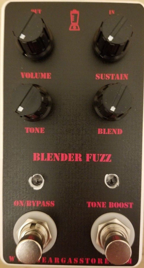 fuzz pedal with blend knob Geargas Custom Shop Blender Octave Fuzz Pedal – Geargas Store