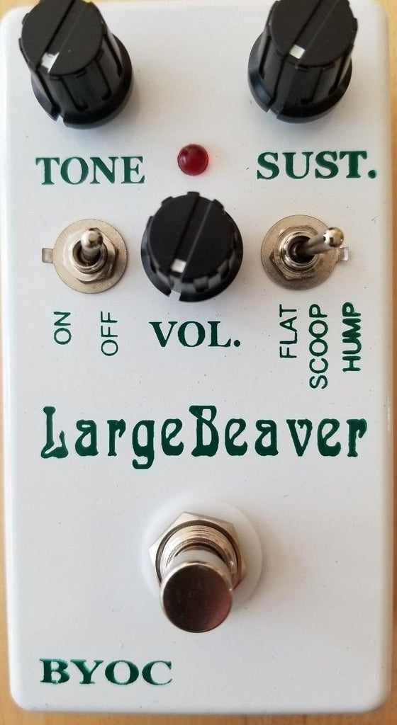 BYOC Large Beaver Russian Pedal New ASSEMBLED White Powdercoat Silkscreened