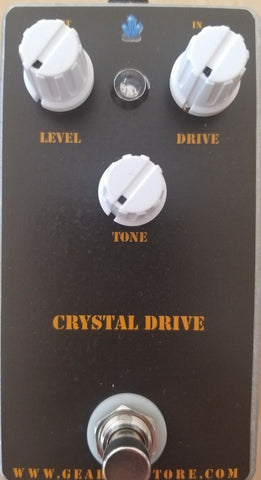 Geargas Custom Shop Crystal Drive Overdrive Pedal