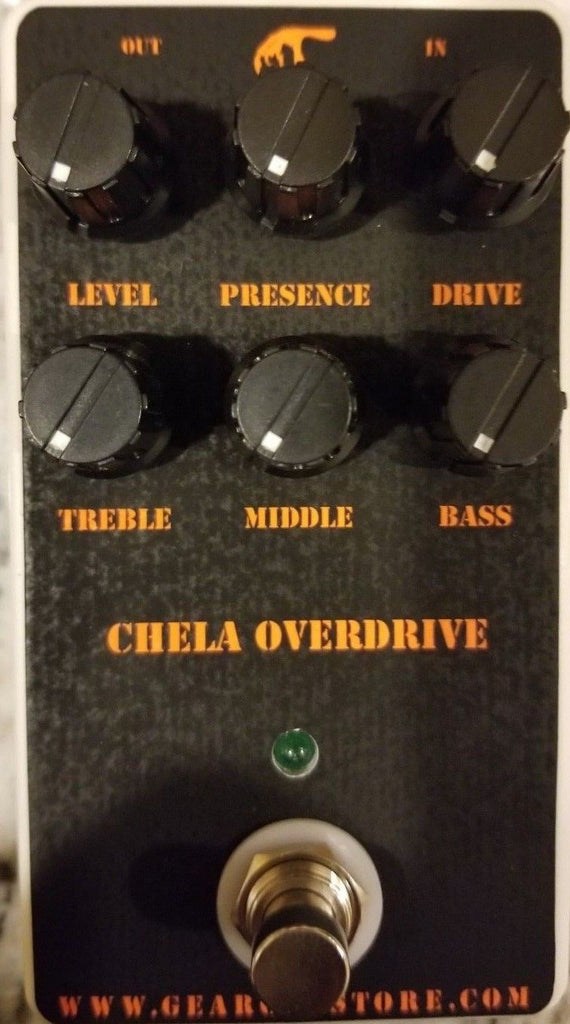 Geargas Custom Shop Chela High Gain Overdrive Pedal