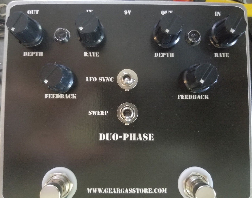Geargas Custom Shop Duo-Phase Dual Phaser Pedal
