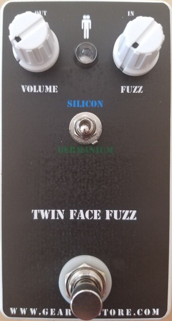 twin custom pedal Geargas Custom Shop Twin Face Silicon and Germanium Switchable Fuzz Pedal
