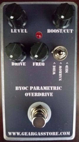 BYOC Parametric Overdrive Pedal New Pre-Built