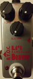 BYOC Lil Beaver Rams Head Fuzz Pedal New ASSEMBLED Silver Powder Coat