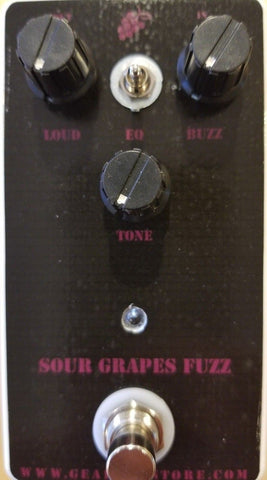 Geargas Custom Shop Sour Grapes Fuzz Pedal