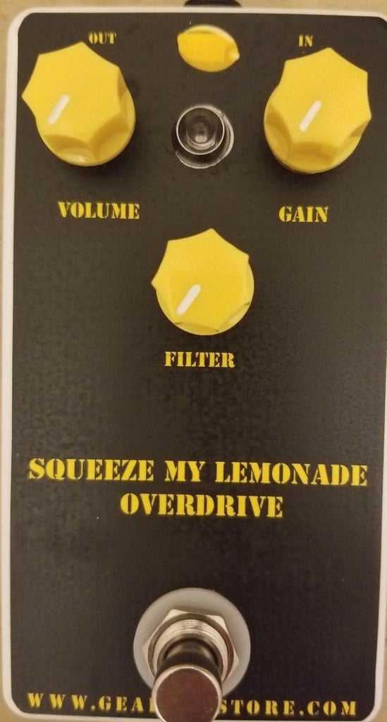 Geargas Custom Shop Squeeze My Lemonade Overdrive Pedal