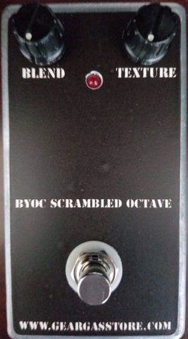 BYOC Scrambled Octave Fuzz Pedal New ASSEMBLED